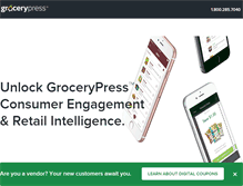 Tablet Screenshot of grocerypress.com